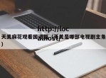天美麻花观看国语版（天美是哪部电视剧主角）